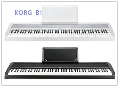 [魔立樂器] KORG B1電鋼琴 數位鋼琴 SP-170S後繼款 6期零利率 贈琴架 琴椅 白琴再折一千