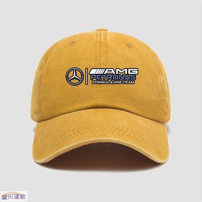 【星火運動】AMG 梅賽德斯賓士車隊服賽車服方程式帽子棒球帽男女小清新鴨