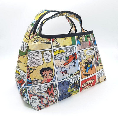 【全新現貨】日本正品繪本風betty貝蒂便攜隨身包折疊購物包手提飯盒便當包