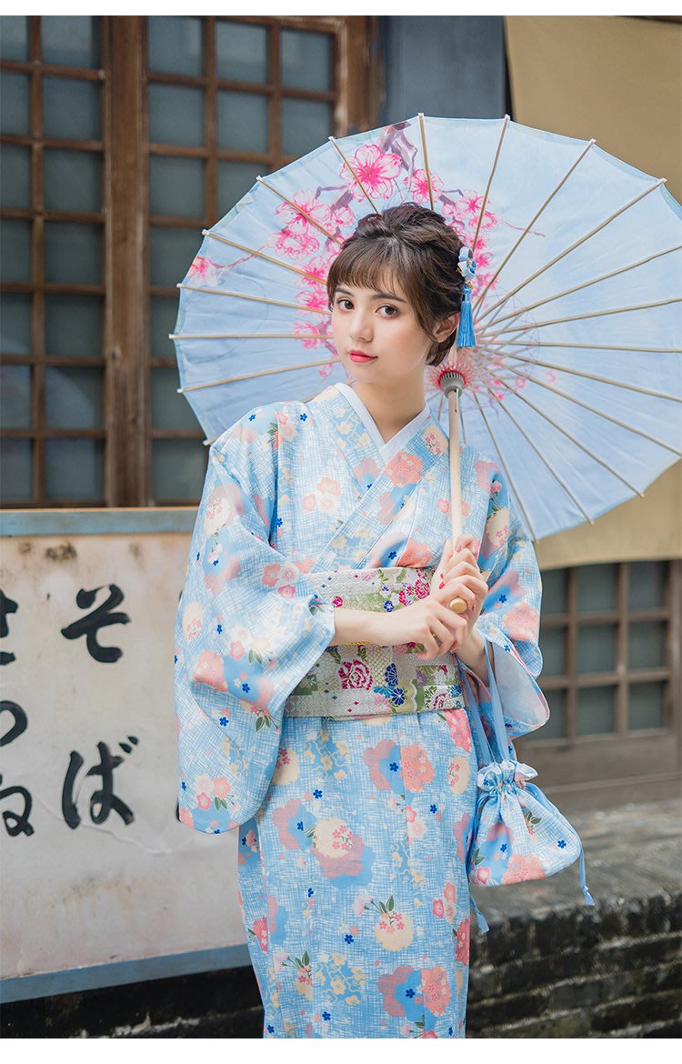殿堂 春夏の日本の和服の女性の改良版の大百合の花の日本式5 ロング