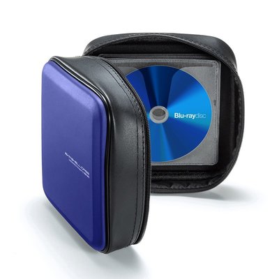 裝藍光ps4游戲光盤包CD盒DVD影碟包vcd碟片盤包硬殼大容量軟件包防震汽車載光碟收納箱保護袋存放盒