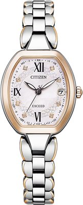 日本正版 CITIZEN 星辰 EXCEED ES9484-55W 女錶 手錶 電波錶 光動能 日本代購