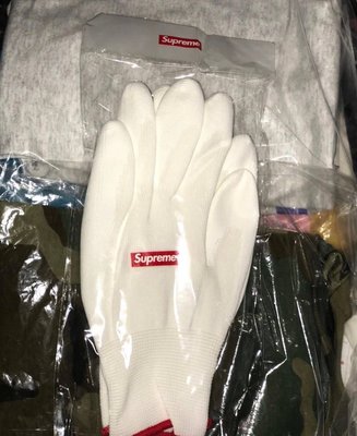 [FDOF] 預購 Supreme 2020 FW Rubberized Gloves (giveaway) 秋冬開季贈品 手套