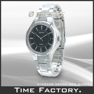 【時間工廠】全新原廠正品SEIKO 簡約黑面腕錶 SGEF61P1(對錶SXDE13P1)