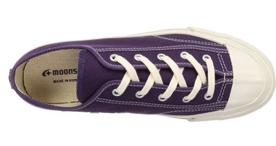 日本福岡久留米日本製帆布鞋 MOONSTAR LIFESTYLE~百搭紫~22cmE~29cmE~情侶鞋~有半號