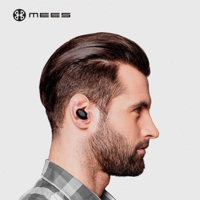 強強滾-MEES Fit1C 真無線藍芽耳機 藍牙耳機 防水耳機 白