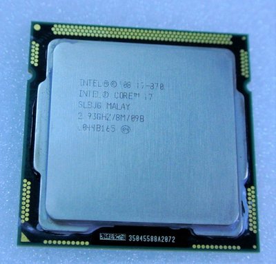 ~ 駿朋電腦 ~ intel i7-870 2.93Ghz/8M 1156腳位 四核心CPU 附風扇 $700