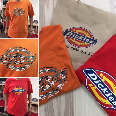 [阿菊潮流工作室] Dickies Fiery Horseshoe T-Shirt 紅色 橘色任選[免運費]