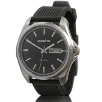 COPHA丹麥品牌 Grand-Duke腕錶- 黑色/原鋼色/46mm (21BSGD24) 公司貨/禮物