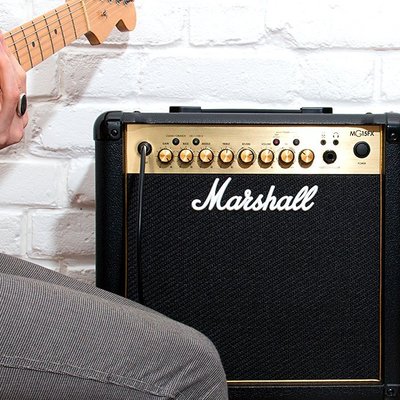 【送導線】Marshall MG15GFX 15W 金色 15瓦 電吉他 音箱 內建六種效果 附耳機插孔 MG15CFX