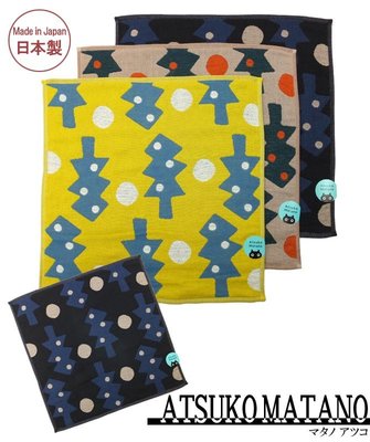 34 x 34 cm日本製 三重紗 今治 純棉 方巾 洗臉毛巾 擦手巾 保野溫子ATSUKO MATANO-記念樹