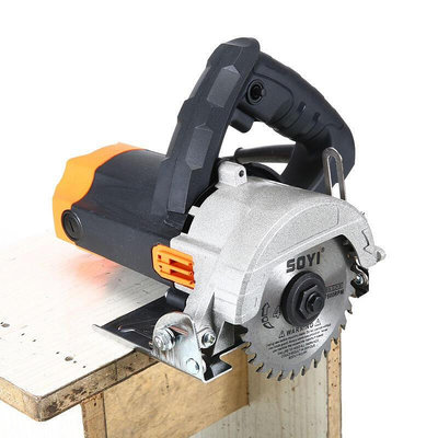 新款110v手提電鋸開槽機4-7吋切割機電圓鋸 大功率石材切割機 磁磚木工多功能 切割機