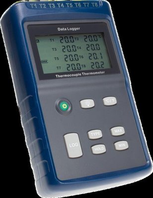 TECPEL 泰菱》DTM-T8 溫度記錄器 8通道溫度紀錄器 溫度計 熱電偶 紀錄器