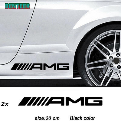 現貨2件AMG車身貼紙適用於梅賽德斯奔馳 gla W213 SPRINTER CLASS A B C V R級等車造型
