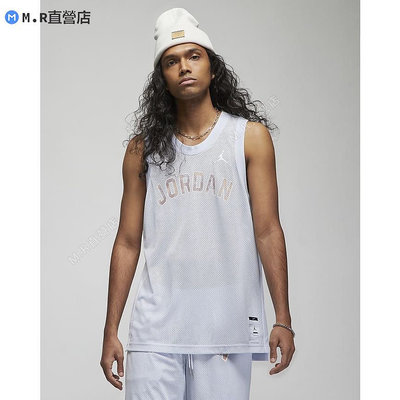 Nike 耐吉 男子 2022夏款 J0RDAN 籃球運動速乾透氣無袖 T恤 DM1875-085