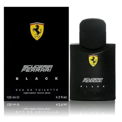 *～油頭本舖～*Ferrari 法拉利 BLACK 男性淡香水 125ml