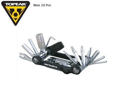 TOPEAK 自行車 Mini 20 Pro 20功能 迷你工具組 附收納袋 TT2536B TT2536GD黑金銀