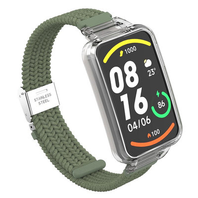 適用小米7Pro尼龍編織手表帶NFC版智能新款卡扣腕表帶運動手環帶