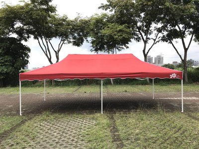 BJJ 3m*6m 紅色高頂活動帳篷 遮陽停車棚 遮雨棚 露營大型遮陽帳篷 各類活動組合接龍豪華帳篷