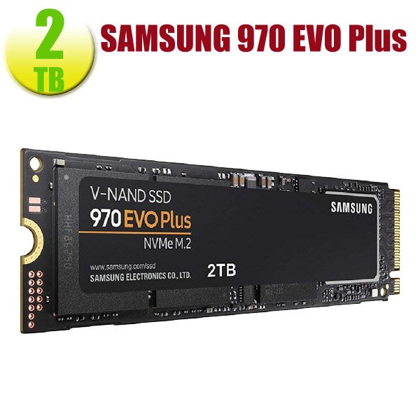 SAMSUNG SSD 2TB 2T 970 EVO PLUS【MZ-V7S2T0BW】PCIe 3.0 NVMe