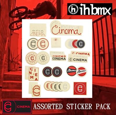 [I.H BMX] CINEMA ASSORTED STICKER PACK 貼紙組