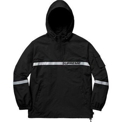 ☆LimeLight☆ Supreme Reflective Taping Nylon Hooded Pullover