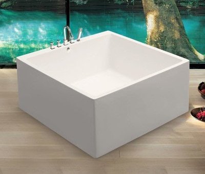 【亞御麗緻衛浴】壓克力獨立浴缸 130x130x58cm