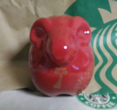 Starbucks星巴克~台灣2015 新年 生肖 羊年撲滿 /存錢筒 ☆全新~易碎品歡迎面交