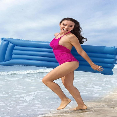 水上設備 游泳 Bestway 44007單色充氣浮排 成人水上氣墊充氣浮排1.83m × 69cm
