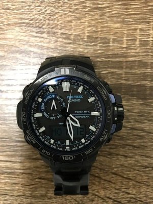 CASIO PROTREK PRW-6000YT-1BDR  鈦合金錶帶 藍寶石玻璃 登山錶