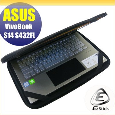 【Ezstick】ASUS S432 S432FL 三合一超值防震包組 筆電包 組 (13W-S)