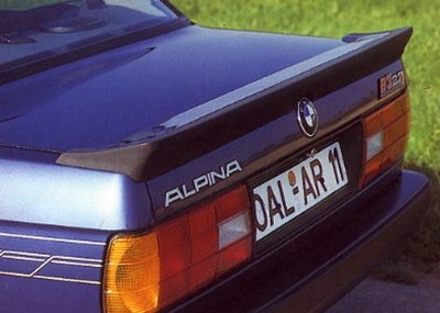 BMW E30 尾翼 消光黑 實品