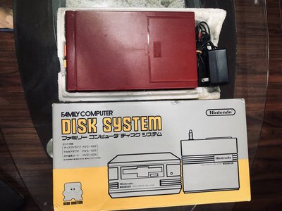 土城可面交復古絕版任天堂原裝紅白機 fc磁碟機一套附盒裝售後不退.  已測試OK