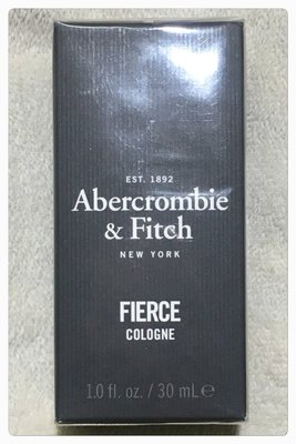 全新 Abercrombie & Fitch (A&F) 肌肉男 Fierce 30ml 隨身攜帶 約會秘密武器