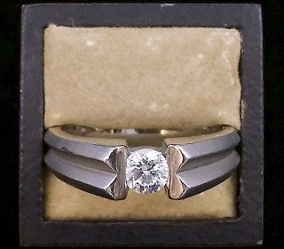 【過眼皆為所有】鑽石戒指、18K白金、圓鑽54分、成色G、淨度VVS1、DI-328