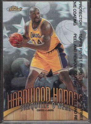 98-99 FINEST HARDWOOD HONORS #H2 SHAQUILLE O'NEAL