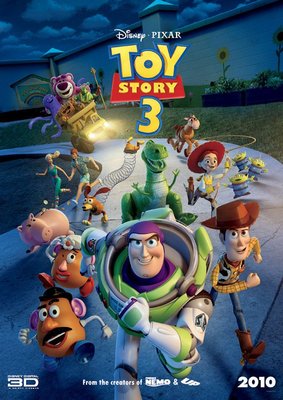 Pixar皮克斯 - 玩具總動員3 (Toy Story 3) - 美國原版雙面電影海報 (2010年)