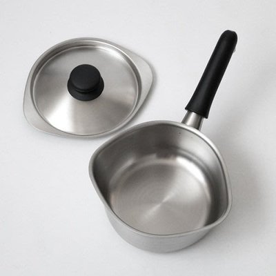【Apple 艾波好物】柳宗理 SoriYanagi 不鏽鋼 單柄鍋 片手鍋 牛奶鍋 附蓋 霧面16cm