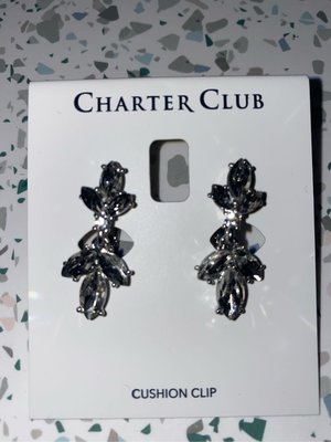 大出清！！-”Charter club水晶耳環