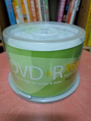 一盒[錸德 RITEK 16x DVD +R] [50片裝] 4.7GB 全球光碟第一大 ISO9001