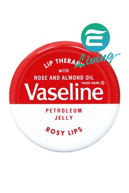 【易油網】Vaseline 護唇膏 (圓扁罐) 玫瑰 #64861 非PERSIL