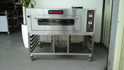 【原豪食品機械】『新型第三代』商業用-一門兩盤+五層10盤層架 專業烘培電烤箱(台灣製造)