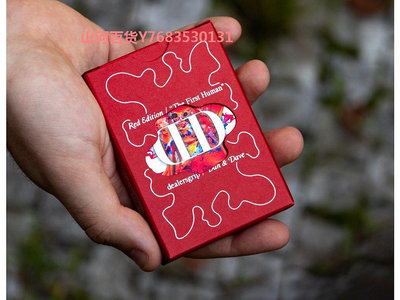 【冰晶紙牌】DG與DD聯名V3鏡紅色花切魔術收藏撲克牌