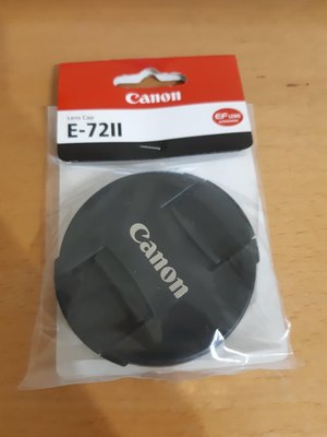 Canon E-72II 72mm 原廠鏡頭蓋 72板橋區自取$230可用 18-200 15-85 35 85 mm