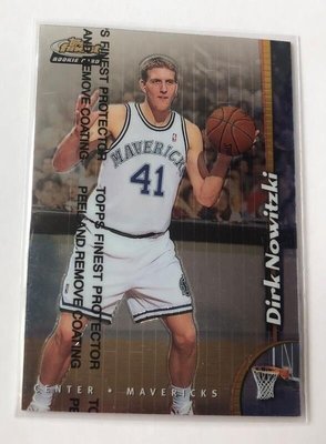 NBA 1998-99 Topps Finest #234 Dirk Nowitzki ROOKIE  RC 新人卡