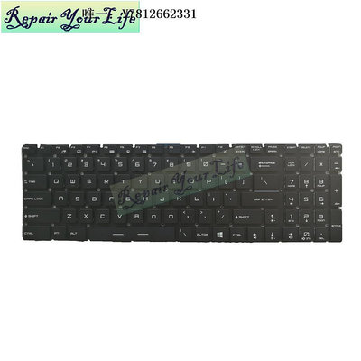 電腦零件適用MSI微星GS60 GT72 GE62 GE72 GL62 GE62 GT62鍵盤MS-16j2背光筆電配件