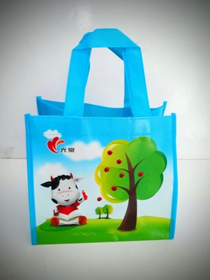 光泉牛奶可愛Q版購物袋環保袋