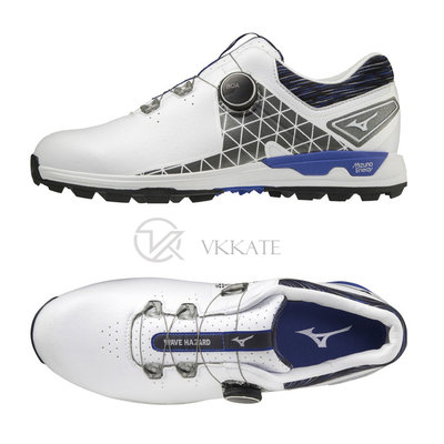 唯卡緹Mizuno2022新款WAVE HAZARD SL BOA 高爾夫球鞋無釘球鞋