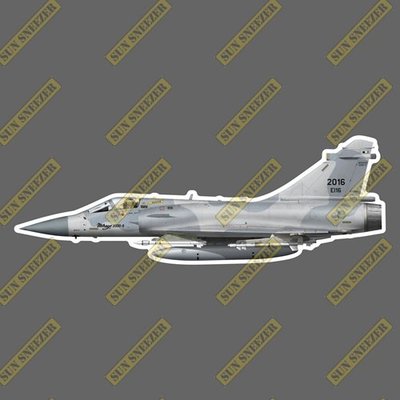 ROCAF 中華民國空軍 幻象2000 2016 擬真軍機貼紙 尺寸長165 mm