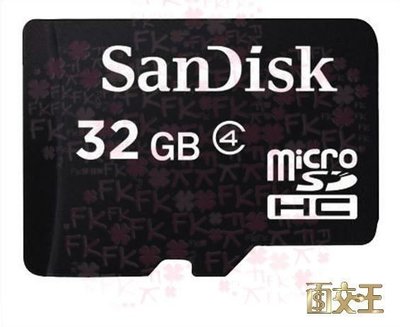 【熱賣精選】SanDisk 32GB 32G Class4 C4 T Flash Micro SDHC 高速記憶卡